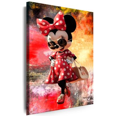 Leinwand Bilder Cartoons Tiere Kinder Minnie Disney Film Kunstdruck Wandbilder