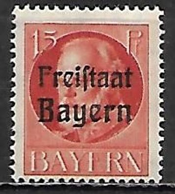 Altdeutschland Bayern postfrisch Michel-Nummer 156A