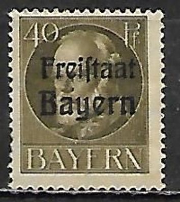 Altdeutschland Bayern postfrisch Michel-Nummer 160A