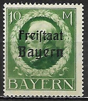 Altdeutschland Bayern postfrisch Michel-Nummer 169A
