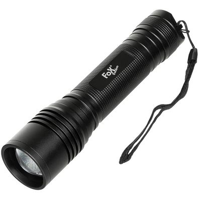 Fox Outdoor Stablampe "Security" Taschenlampe schwarz mit Handschlaufe