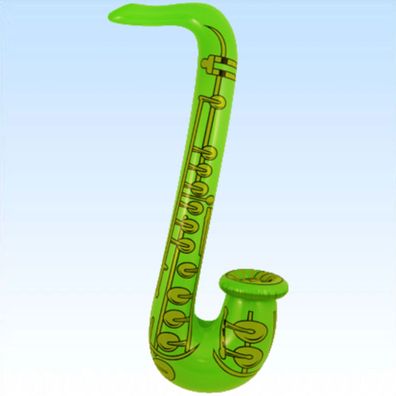 Saxophon 75cm aufblasbar Musiker Musikinstrument Blasinstrument für Anfänger