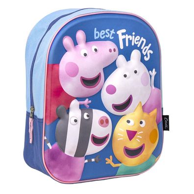 Peppa Pig 3D Rucksack Backpack Freizeitrucksack: Farbenfroher Spaß für kleine ...