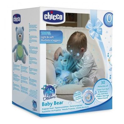 Chicco - Baby Bear Doll Light Blue / from Assort - Zustand: A+