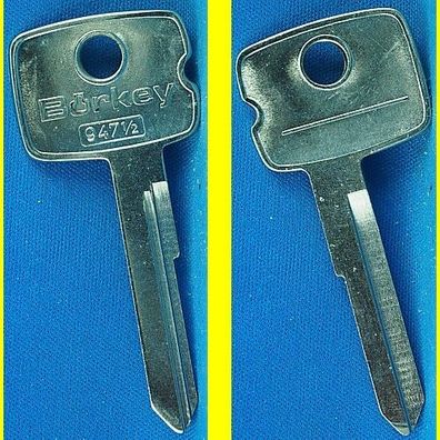 Schlüsselrohling Börkey 947 1/2 neu für verschiedene Ymos / Holden, Opel, Vauxhall