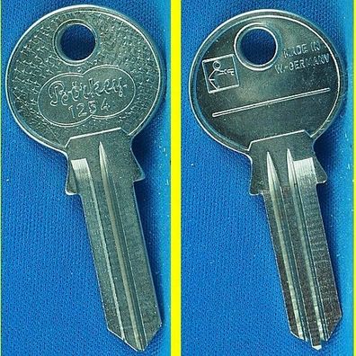 Schlüsselrohling Börkey 1254 für versch. Trelock, Winkhaus Vorhängeschlösser 106/50