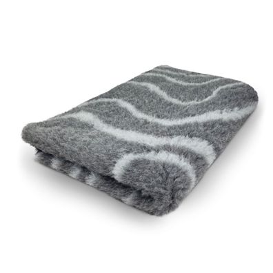 Vet Bed Hundedecke Hundebett Schlafplatz 100 x 75 cm anthrazit grau