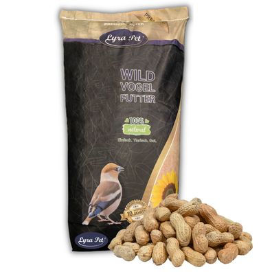 10 kg Lyra Pet® Erdnusskerne in Schoten - Wählen Sie Ihr Wunschpaket: 10 kg