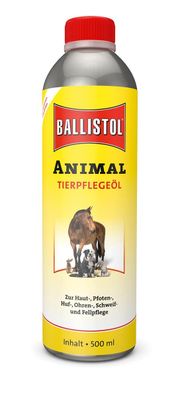 Ballistol ® Animal 26520 Pflegeöl/ Tier-, Fell-, Haut-, Pfotenpflege, 500 ml
