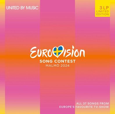Eurovision Song Contest Malmö 2024 (Limited Edition) (Colored Vinyl) Triple LP