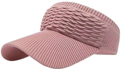 Rosa Sonnen Visors Cap - Atmungsaktive luftdurchlässige Sonnenblende für Strand