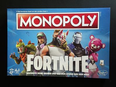 Monopoly Fortnite Hasbro Familienspiel Brettspiel Deutsche Version guter Zustand