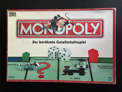 Monopoly Brettspiel Parker Hasbro Spiel 2001 Gesellschaftsspiel Familienspiel