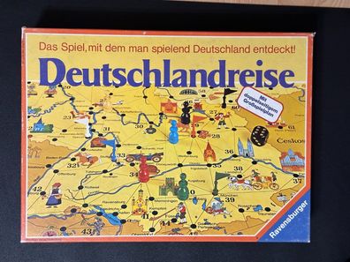 Ravensburger Deutschlandreise Brettspiel Gesellschaftsspiel alte Version komplet