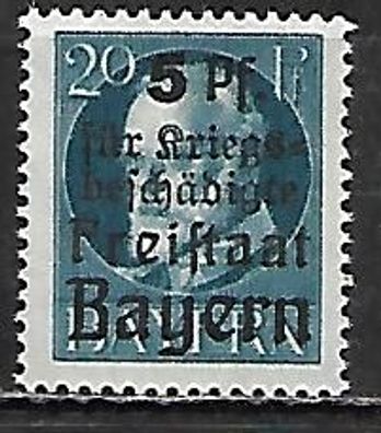 Altdeutschland Bayern postfrisch Michel-Nummer 173A