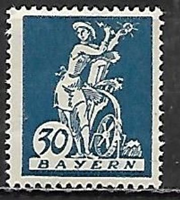 Altdeutschland Bayern postfrisch Michel-Nummer 182
