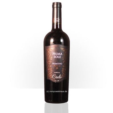 Cielo e Terra 2021 PRIMA SOLE Primitivo Puglia IGT 0.75 Liter