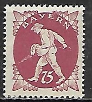 Altdeutschland Bayern postfrisch Michel-Nummer 186