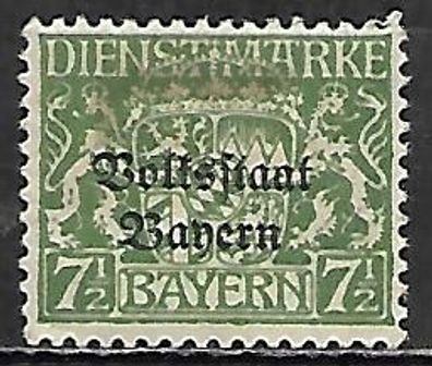 Altdeutschland Bayern Dienstmarke postfrisch Michel-Nummer 32