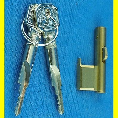 Schlüssellochsperrer Burgwächter E700/2 mit Anschlag und 2 Schlüssel