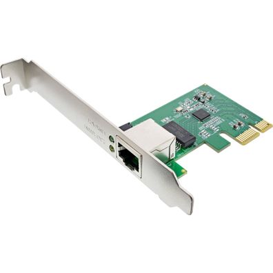 InLine® Gigabit Netzwerkkarte, 1x RJ45 2.5Gb/ s, PCIe x1, inkl. LP-Slotblech