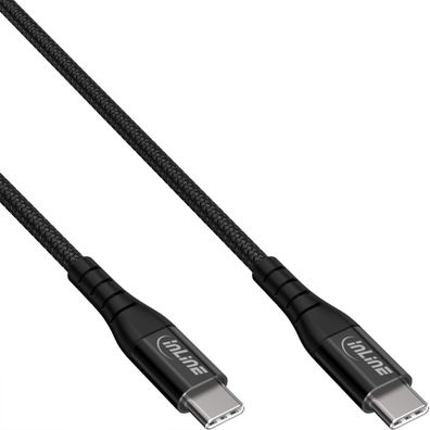 InLine® USB 2.0 Kabel, USB-C Stecker/ Stecker Schnellladekabel 100W, 1m
