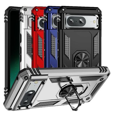 Outdoor Hülle für Google Pixel 8a TPU PC Hybrid Sergeant Armor Ring Cover Case