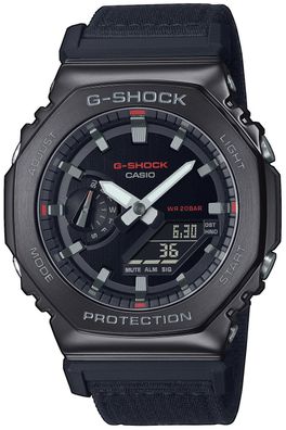 Casio G-Shock Classic Herrenuhr Schwarz Textil GM-2100CB-1AER