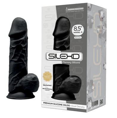 SILEXD Dual Density Silicone Dildo Model 1 natur (