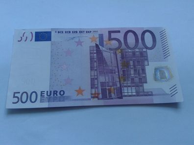 500 euro Banknote Geldschein 2002 Duisenberg N34002033771 Serie 500 euro Schein