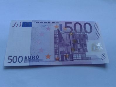 500 euro Banknote Geldschein 2002 Duisenberg N34002033744 Serie 500 euro Schein