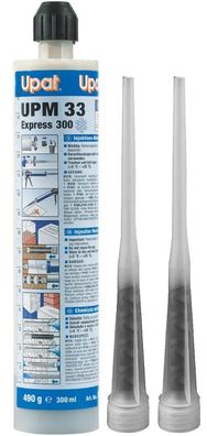 Betonreparaturmörtel sehr schnell härtend Upat UPM33 Express 300 mit 2 Mischern
