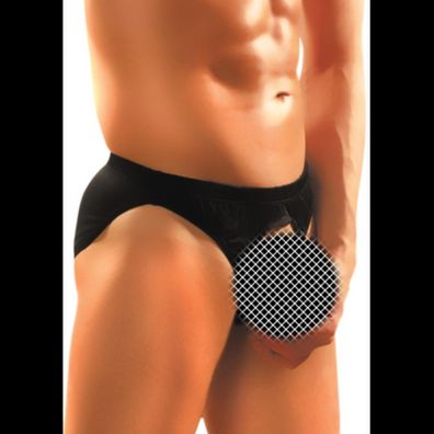 Male Power - Pouchless Brief - One Size - Black