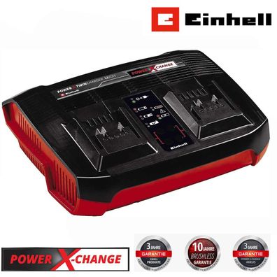 Original Einhell Ladegerät Power X-Twincharger 3A -Change (Li-Ion, gleichzeitiges ...