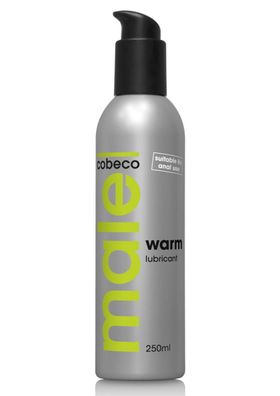250 ml - Cobeco - Male Warm Lubricant 250ml - -