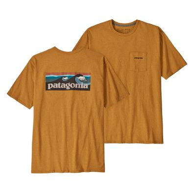 Patagonia T-Shirt P-6 Logo Responsibili-Tee dried mango - Größe: S