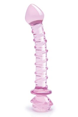 Dream Toys - GLAZE GLASS Rosebud SPIRAL G-SPOT DIL