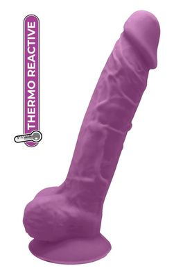 Dream Toys - REAL LOVE DILDO WITH BALLS 7INCH PURP