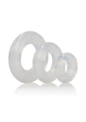 CalExotics - Premium Silicone Ring Set - Transpare