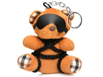 XR Brands - Rope Teddy Bear Keychain - Brown