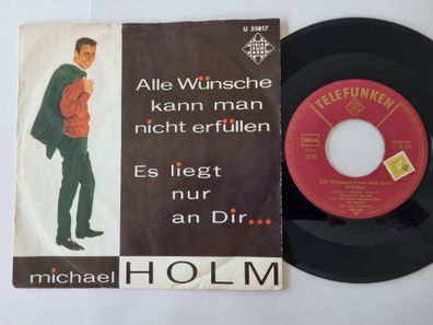 Michael Holm - Alle Wünsche kann man nicht erfüllen 7'' Vinyl Germany