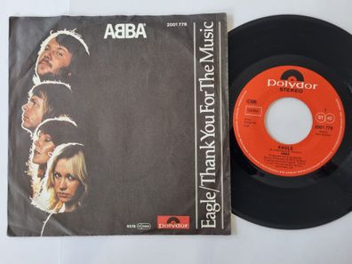ABBA - Eagle/ Thank you for the music 7'' Vinyl Germany PAPER LABEL