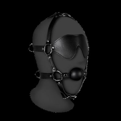 Ouch! by Shots - Blindfolded Head Harness with Sol