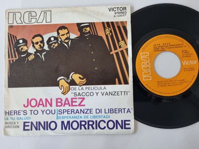 Joan Baez & Ennio Morricone - Here's to you 7'' Vinyl Spain