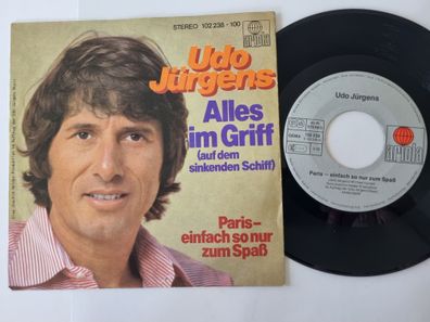 Udo Jürgens - Paris - einfach so nur zum Spass 7'' Vinyl Germany
