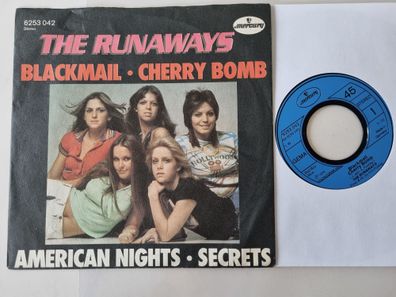 The Runaways - Blackmail/ Cherry bomb 7'' Vinyl EP/ Lita Ford/ Joan Jett