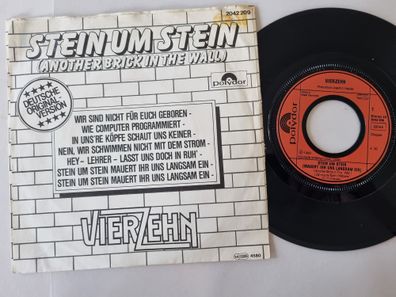Vierzehn - Stein um Stein 7'' Single/ CV Pink Floyd - Another brick in the wall