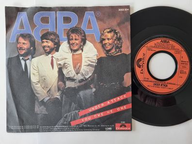 ABBA - Under attack/ You owe me one 7'' Vinyl Germany