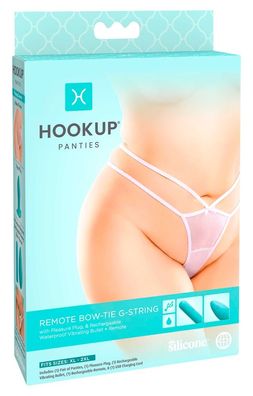 HookUp Panties - Remote Bow - Tie G - String - (S-