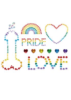 Leg Avenue - Pride Bodyjewels Sticker - O/ S -